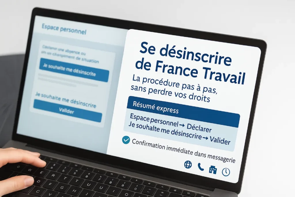 Comment se désinscrire de France Travail : le guide étape par étape