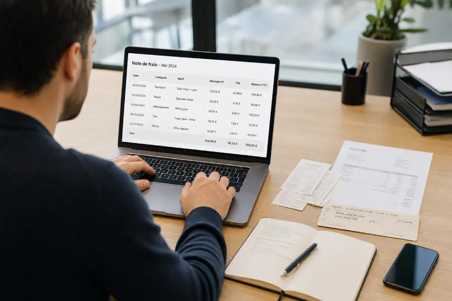 Modèle de note de frais Excel ou Word gratuit pour salarié et bénévole d'association