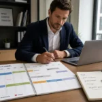 Relation entre jours ouvrés, jours travaillés et jours facturés d'un consultant