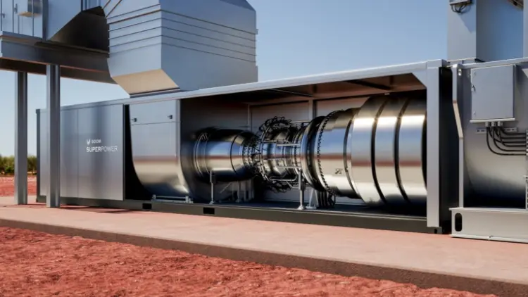 Comme ProEnergy, la start up Boom retrofite des réacteurs d'avion en turbine à gaz pour les data centers